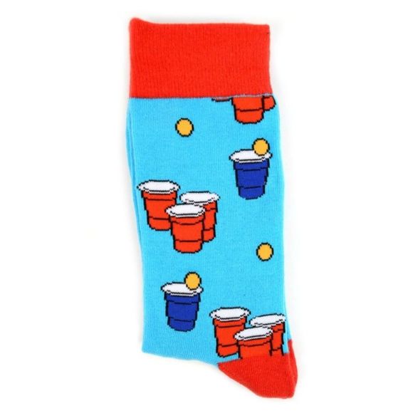 Men's Crew Socks - Beer Pong- NWT - Picture 5 of 7
